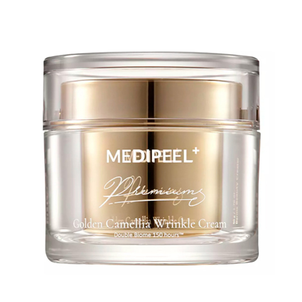Medi-Peel Роскошный питательный антивозрастной крем Premium Golden Camellia Wrinkle Cream