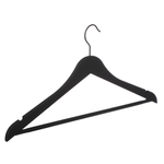 Вешалки для одежды тм VETTA, 3шт, 44,5x23x1см, пластик ABS, софт тач, цвет черный