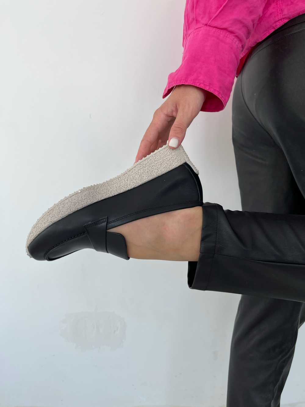 Мокасины из мягкой кожи