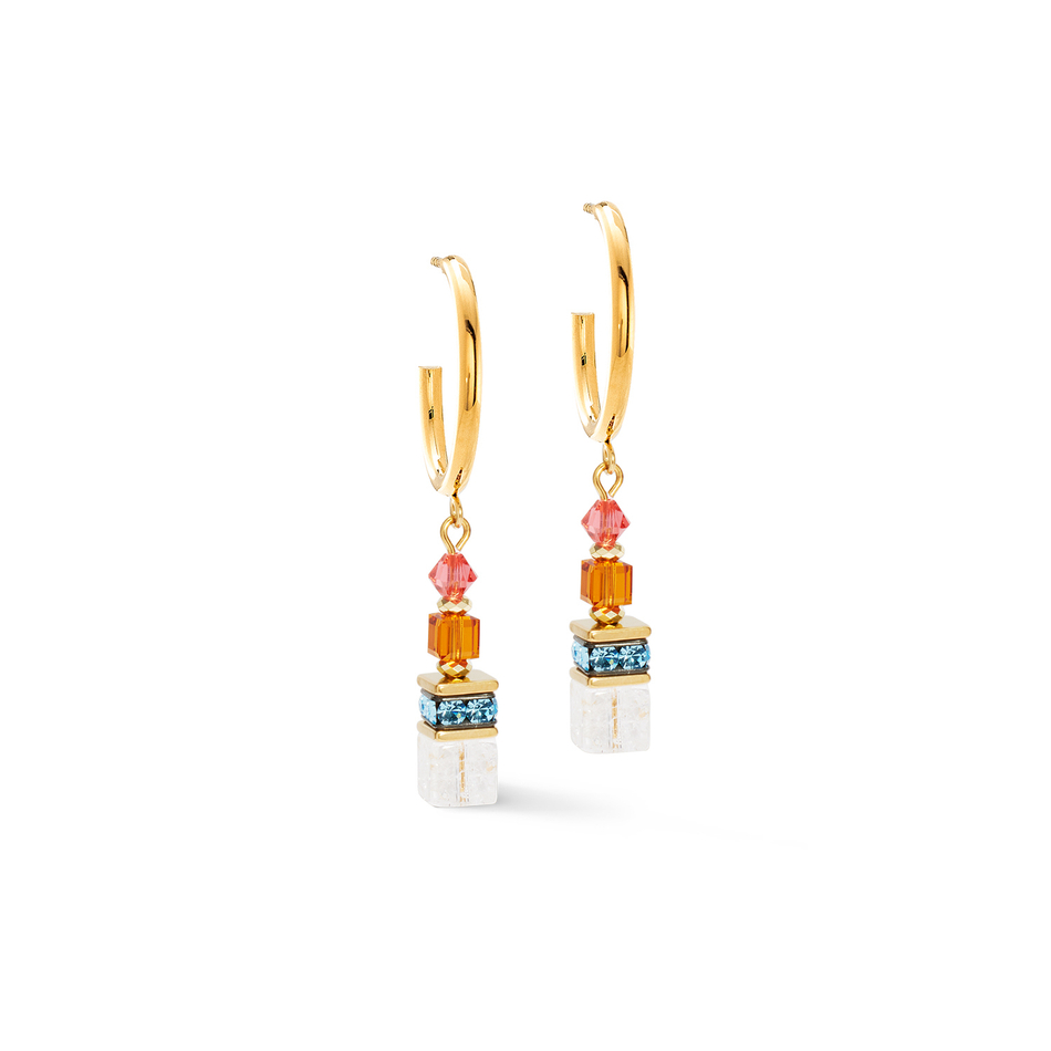 Серьги Coeur de Lion Multicolour Sunset 3021/21-1546