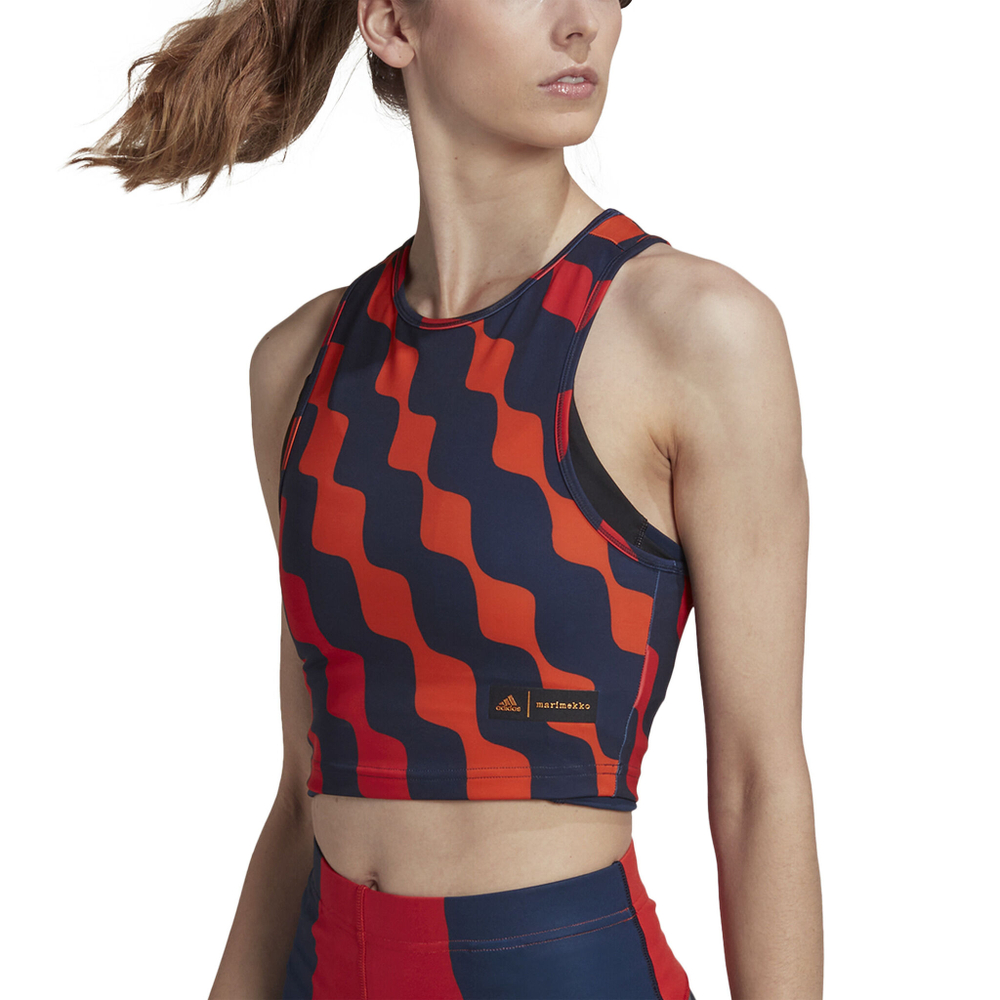 Женская теннисная майка adidas Marimekko Icons Tank Top Women - Orange, Blue