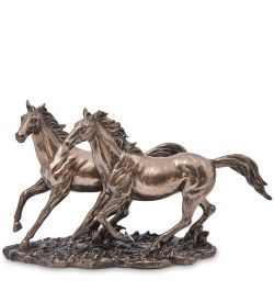 Veronese WS-1468 Статуэтка «Бегущие лошади»