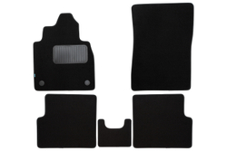 Коврики в салон для MERCEDES-BENZ G-Class W463 (с подстаканниками) АКПП 2006-2008, 2008-2012, 2012-2015, 2015-2018, внедорожник , 5 шт. (текстиль) KLEVER03342022110KH