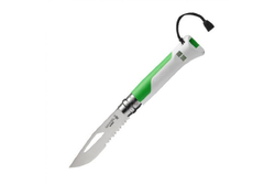 Нож Opinel №08 FLUO GREEN зеленый