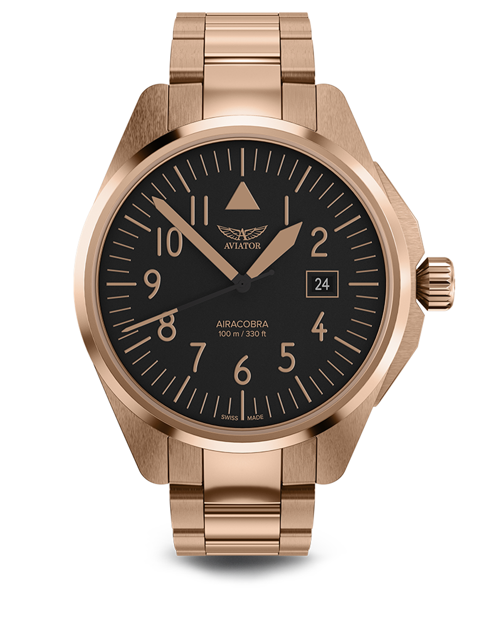 Чаcы кварцевые AVIATOR AIRACOBRA TYPE A V.1.38.2.316.5 мужские