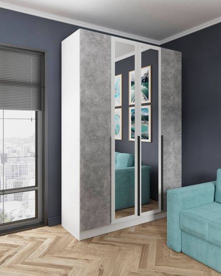 белый с тиснением поры дерева / ателье светлое