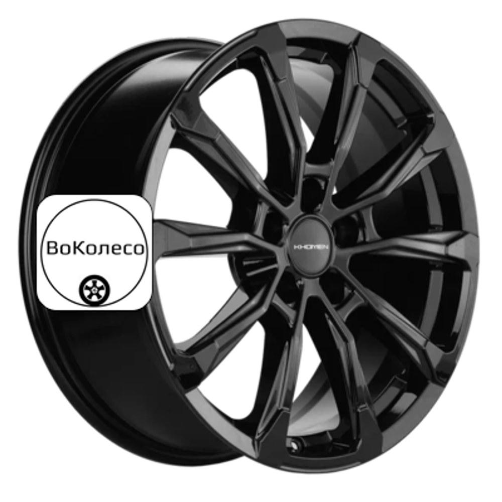 7,5x18/5x108 ET40 D54,1 KHW1808 (Jac/Москвич 3) Black Khomen Wheels