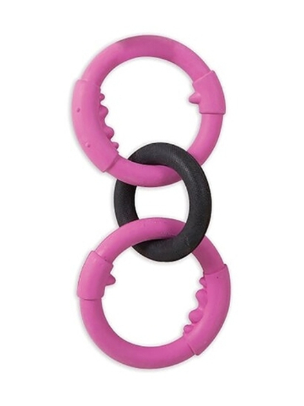 Игрушка J.W. для собак цепь из трех колец маленькая