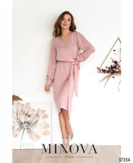 Платье 3134-пудра Minova Фото 2