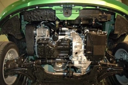 Защита картера и КПП Sheriff для Mazda 2 II (DE) 2007-2014 арт.12.1415