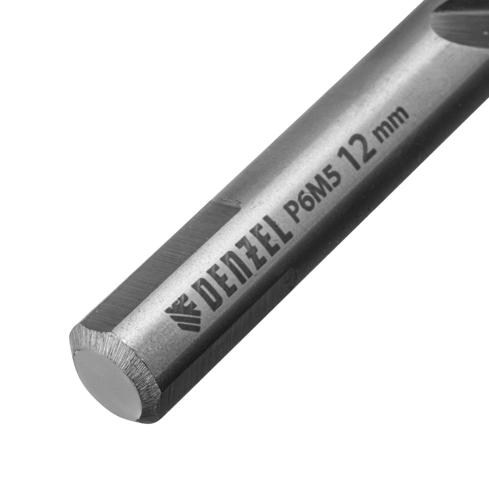 Сверло спиральное по металлу 12 x 151 мм, Р6М5, Golden Tip Denzel