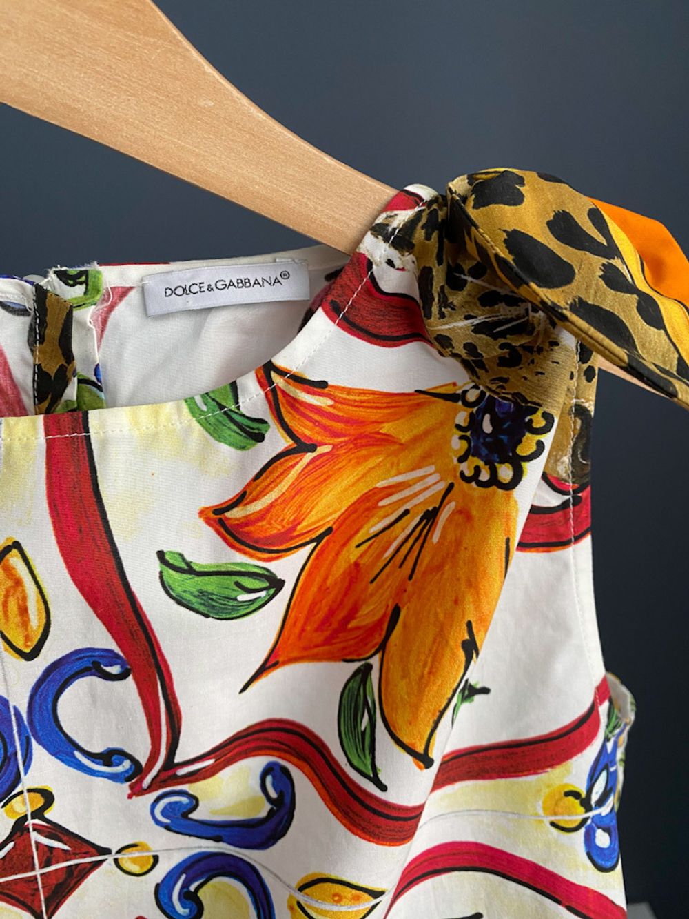 Хлопковый топ Dolce&Gabbana, 140