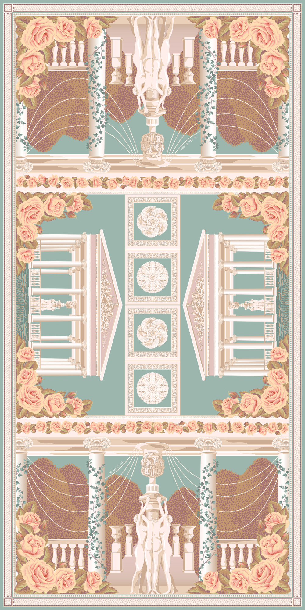 Палантин «Три грации»