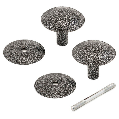 Ручка кнопка Реж РДК-115-АСеребро