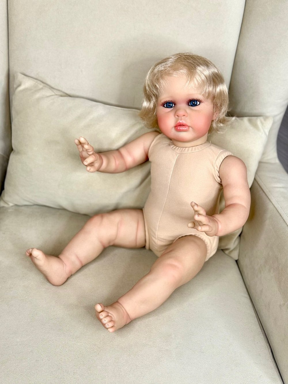 Кукла Реборн мягконабивная 60см (FA-953)