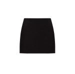 Юбка мини на низкой посадке, Черный