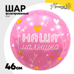 Шар Фольгированный НАША МАЛЫШКА (Розовый)