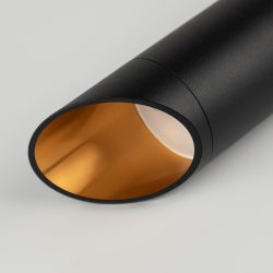 Светильник подвесной (подвес) ЭРА PL 17 BK MR16/GU10, черный, потолочный, цилиндр | Подвесные светильники