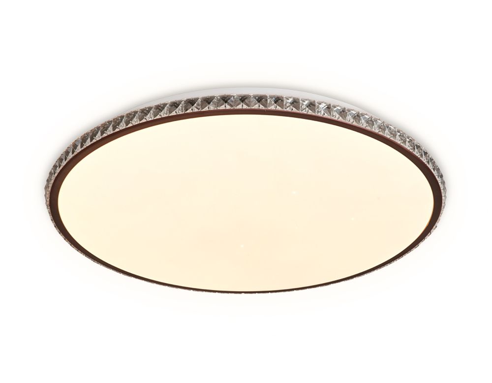 Ambrella Потолочный светодиодный светильник с пультом и дополнительной подсветкой Crystal FF71