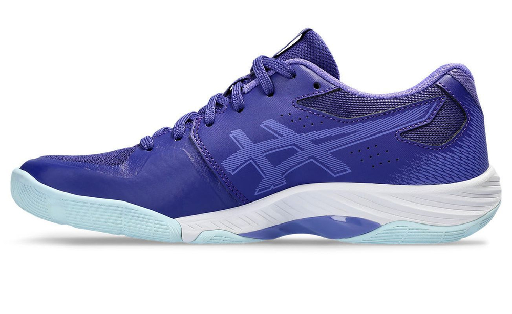 Женские кроссовки для бадминтона/сквоша Asics Blade FF - eggplant/aquamarine