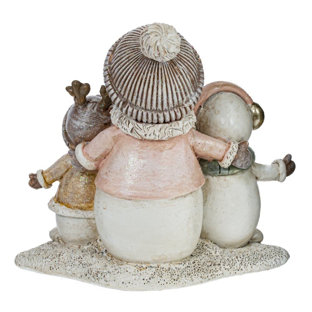 GAEM Фигурка декоративная "Снеговики", L10 W6 H9 см