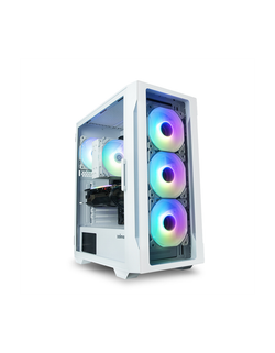 Корпус ZALMAN I3 NEO TG WHITE, ATX, WHITE, FRONT TG, WINDOW, 2x3.5", 3x2.5", 1xUSB2.0, 2xUSB3.0, FRONT 3x120mm RGB, REAR 1x120mm RGB