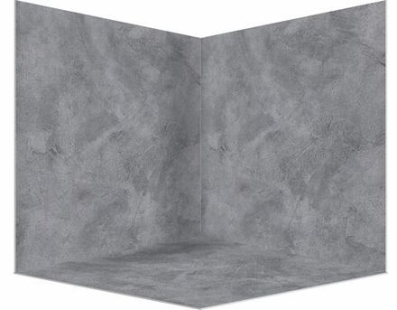 3D-Фотофон безбликовый из пластика ПВХ 5 мм. для предметной съемки Штукатурка тёмная 48х48 см