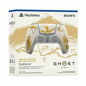 Sony DualSense 16 кнопок Gold Limited Edition (Ghost of Yotei) (PS5)