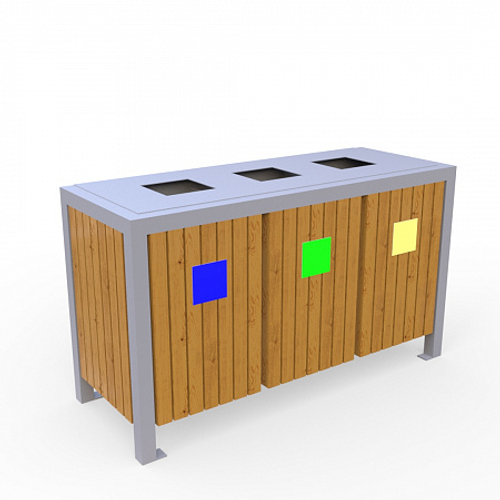 Урна Варшава для раздельного сбора мусора