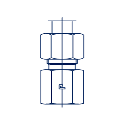 Соединение PS DL08 12х1.5 (корпус)