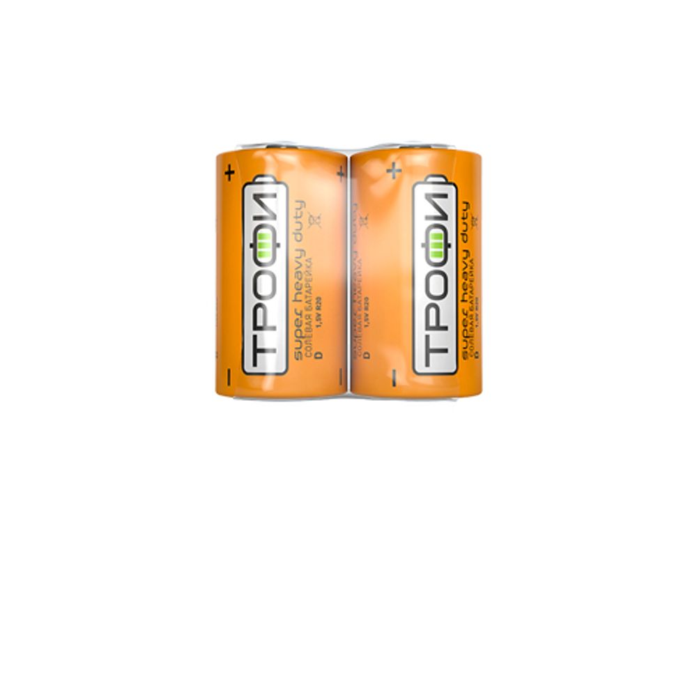 Батарейки Трофи R20-2S SUPER HEAVY DUTY Zinc