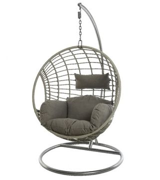 Подвесное кресло Лондон коричневая стойка