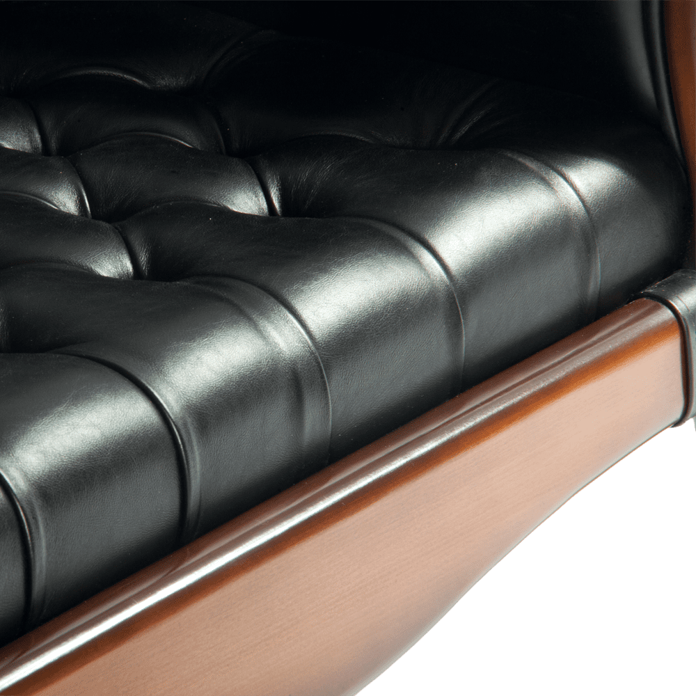 Кресло Марсель Натуральная кожа Орех Шоколад 12