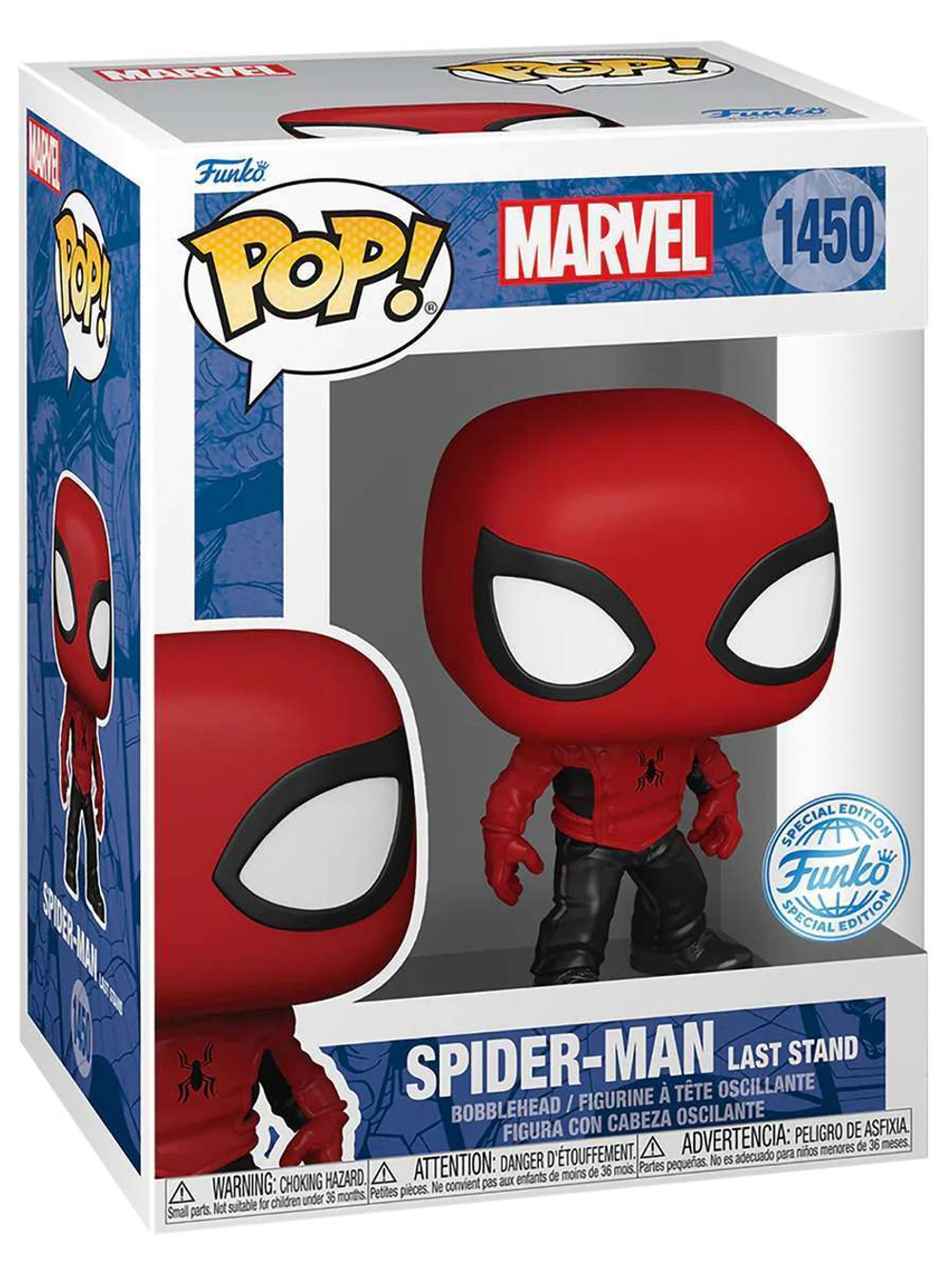 Фигурка Funko POP! Bobble Marvel Spider-Man (Last Stand) (Exc) (1450) 84387
