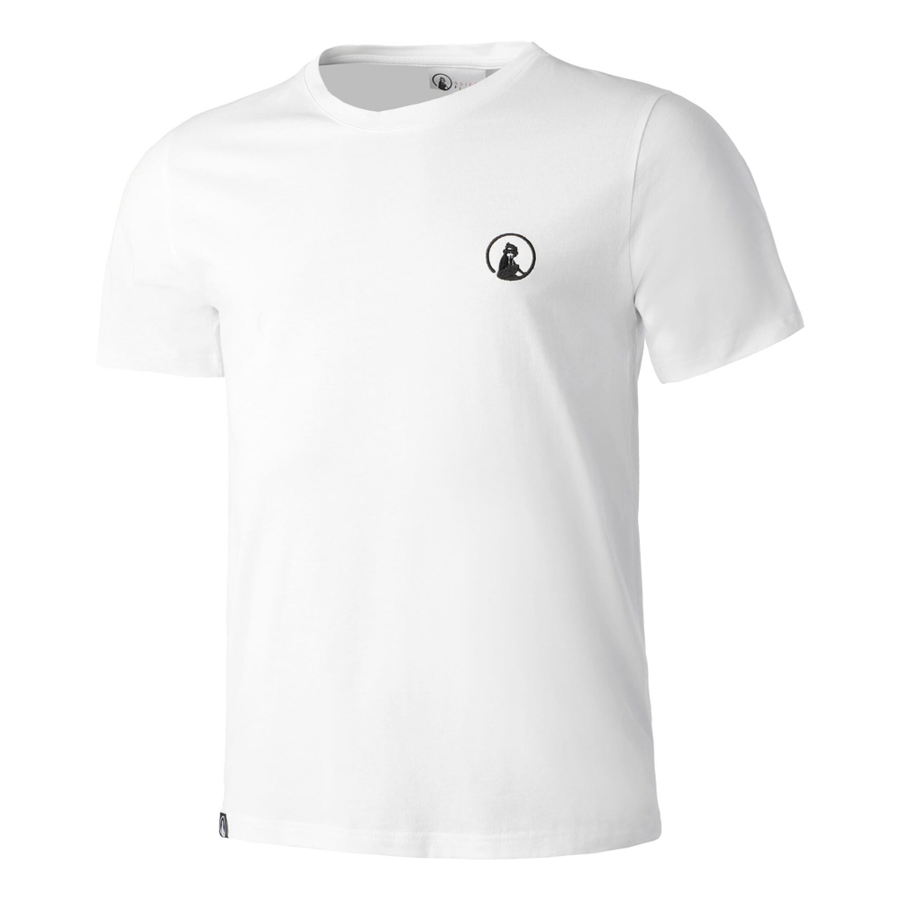 Мужское теннисное поло Quiet Please Ready To Serve T-Shirt Men - White, Black