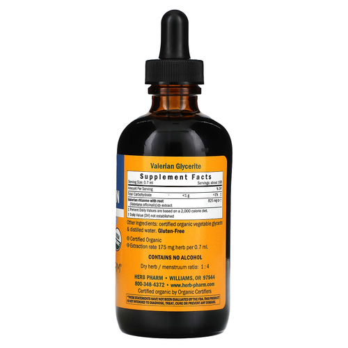Herb Pharm, валериана, без спирта, 120 мл (4 жидк. унции)