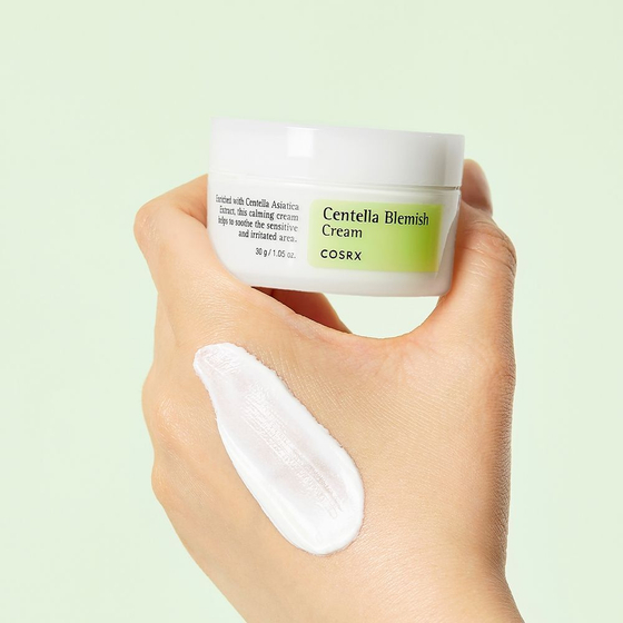 Крем для лица против акне Cosrx Centella Blemish Cream 30 мл.