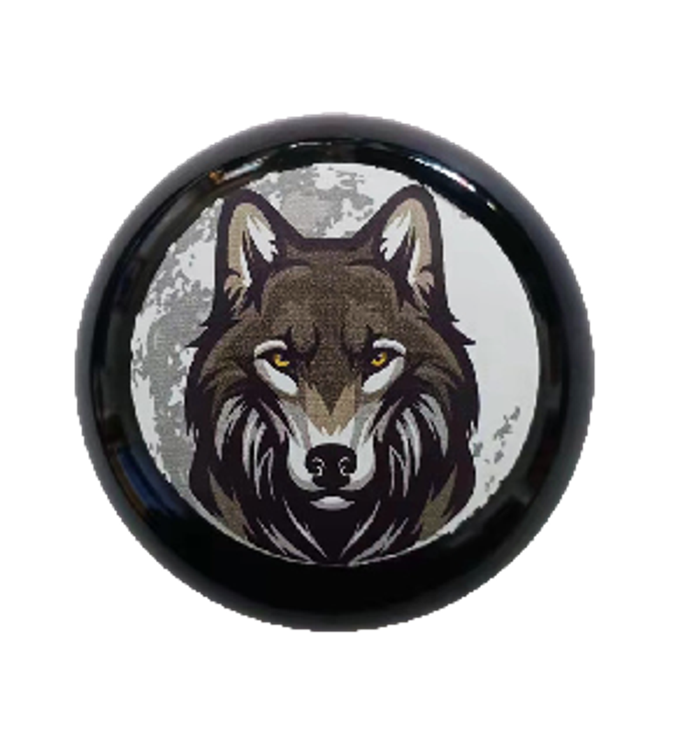 Звонок велосипедный 54мм "волк" YL 54 wolf