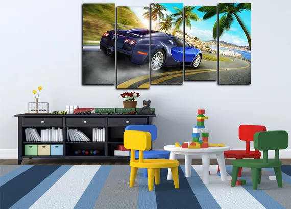 Модульная картина "Bugatti Veyron"