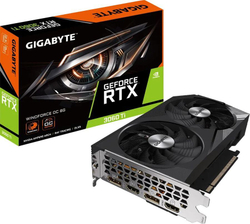 Видеокарта Gigabyte PCI-E 4.0 GV-N306TWF2OC-8GD NVIDIA GeForce RTX 3060Ti 8192Mb 256 GDDR6 1665/14000 HDMIx2 DPx2 HDCP Ret