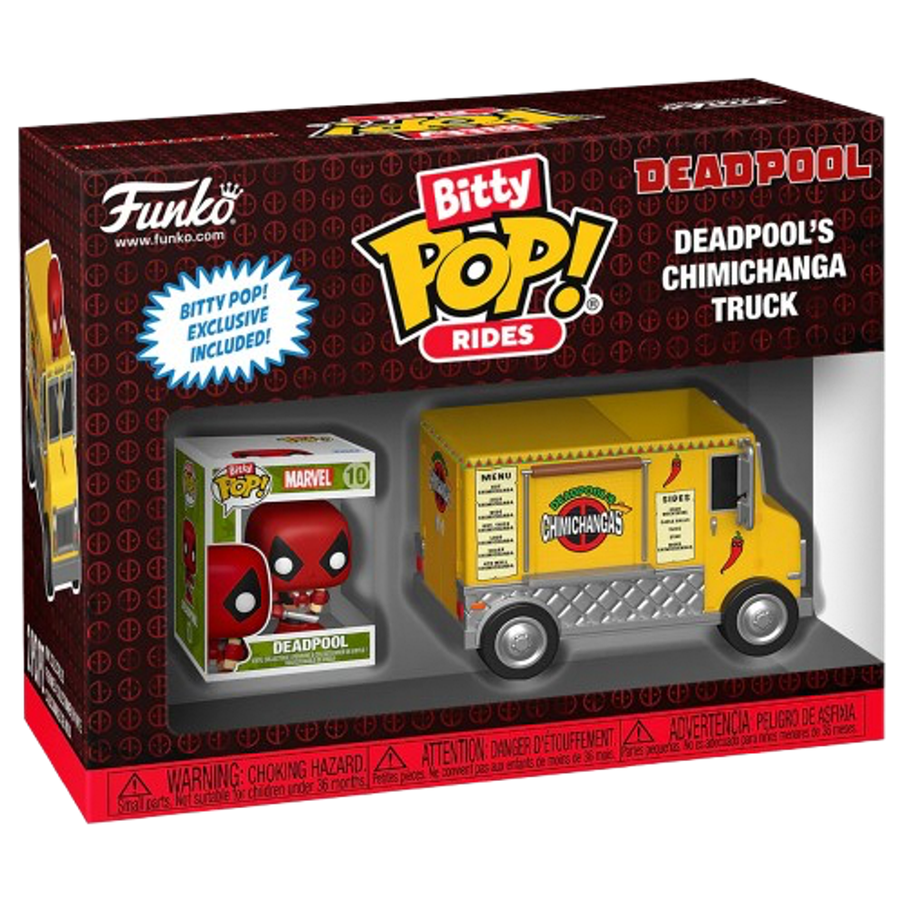 Фигурка Funko Bitty POP! Rides Marvel Deadpool Deadpool's Chimichanga Truck