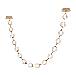 Подвесной светильник OD2437A-16 brass/clear