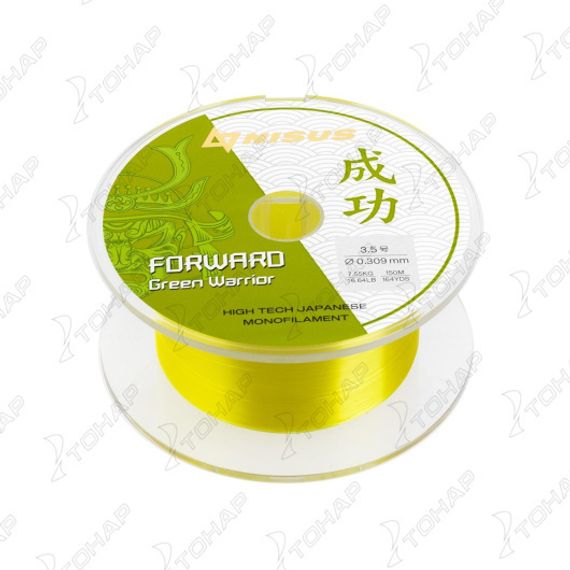 Леска FORWARD Green Warrior 0,309mm/150m Nylon (N-FGW-0309-150) Nisus