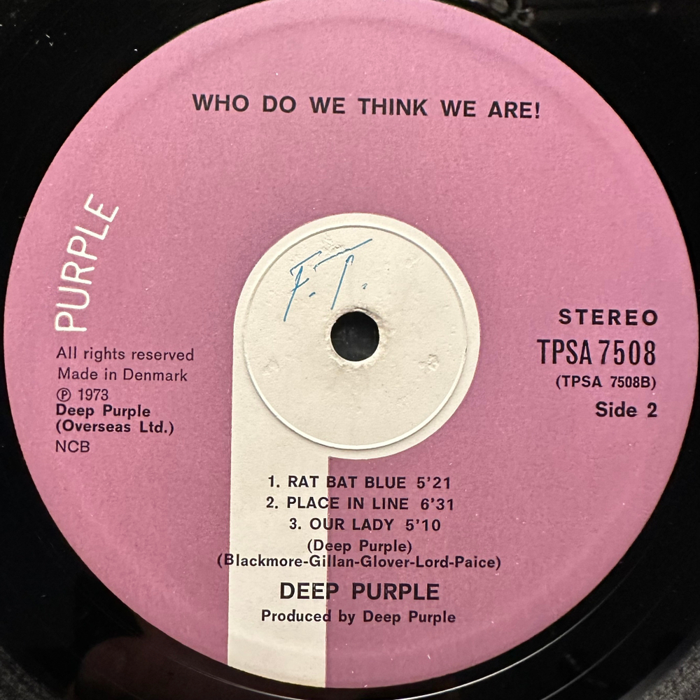 Deep Purple - Who Do We Think We Are (Дания 1973г.)