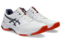 Мужские кроссовки для бадминтона/сквоша Asics Netburner Мячistic FF 3 - white/indigo fog