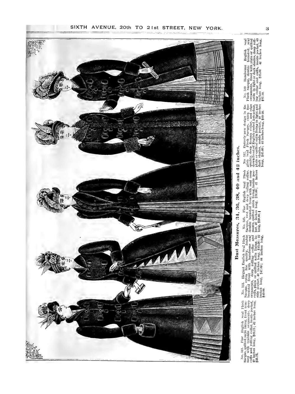 Fall and Winter, 1890-91 Fashion Catalogue | H. O'Neillmpany