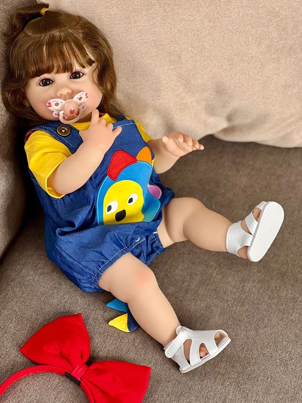 Кукла Реборн виниловая 55см в пакете (FA-313)