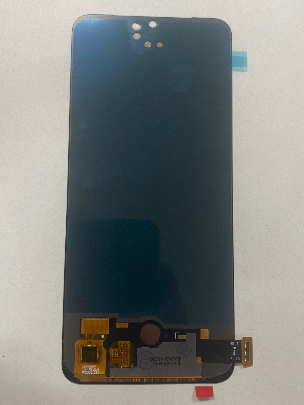 Дисплей для Vivo V20/V21e 4G/V23e 4G (V2025/V2061/V2116) в сборе с тачскрином Черный - (OLED)