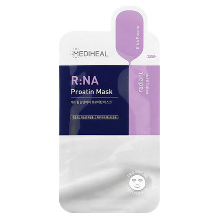 MEDIHEAL, R: маска для лица с протеином NA, 1 тканевая маска, 25 мл (0,84 жидк. унц.)
