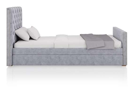 Кровать подростковая Elit soft (серый)